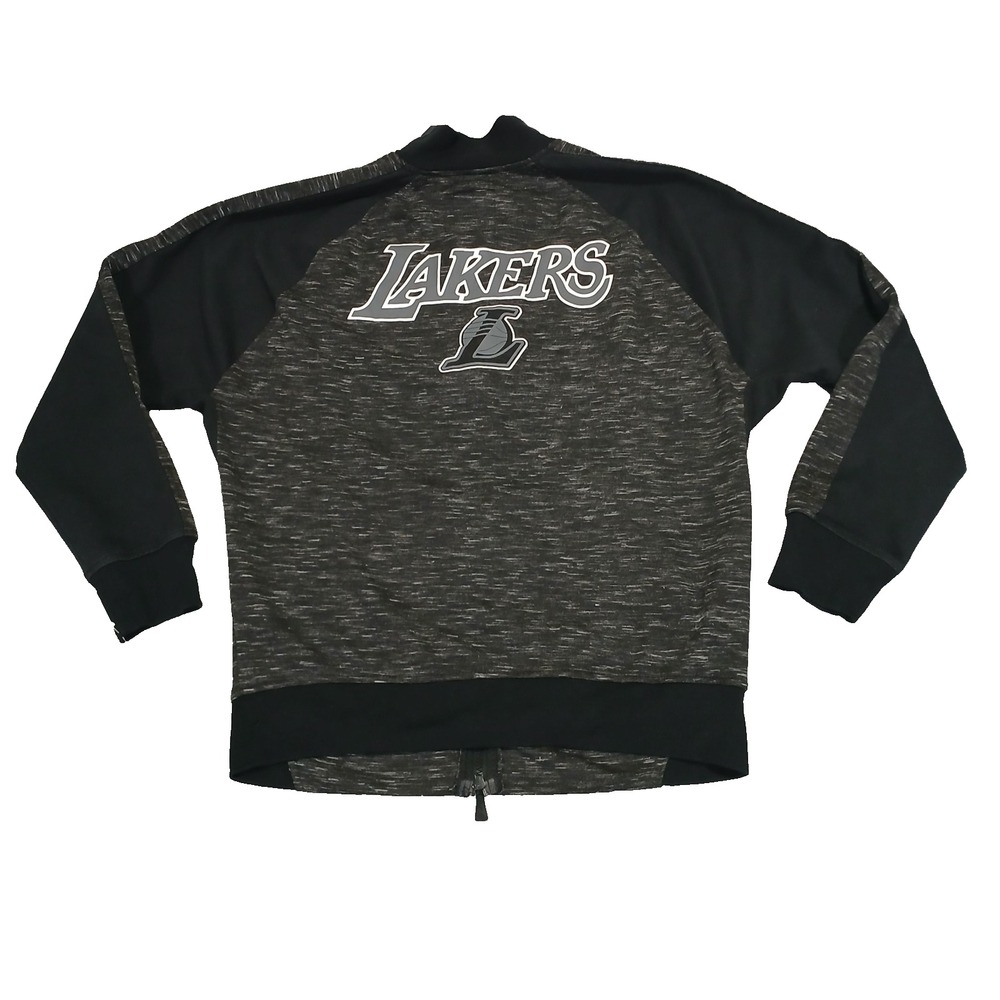 NBA Los Angeles Lakers Mens Size M Full Zip Mock Neck Long Sleeve Sweater - Picture 2 of 12